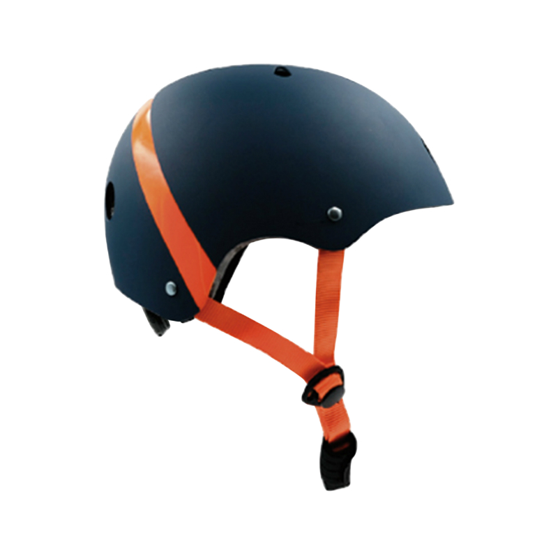 CASQUE VELO BMX-CITY GIST BACKFLIP BLEU NUIT-ORANGE (TAILLE 49-54CM)