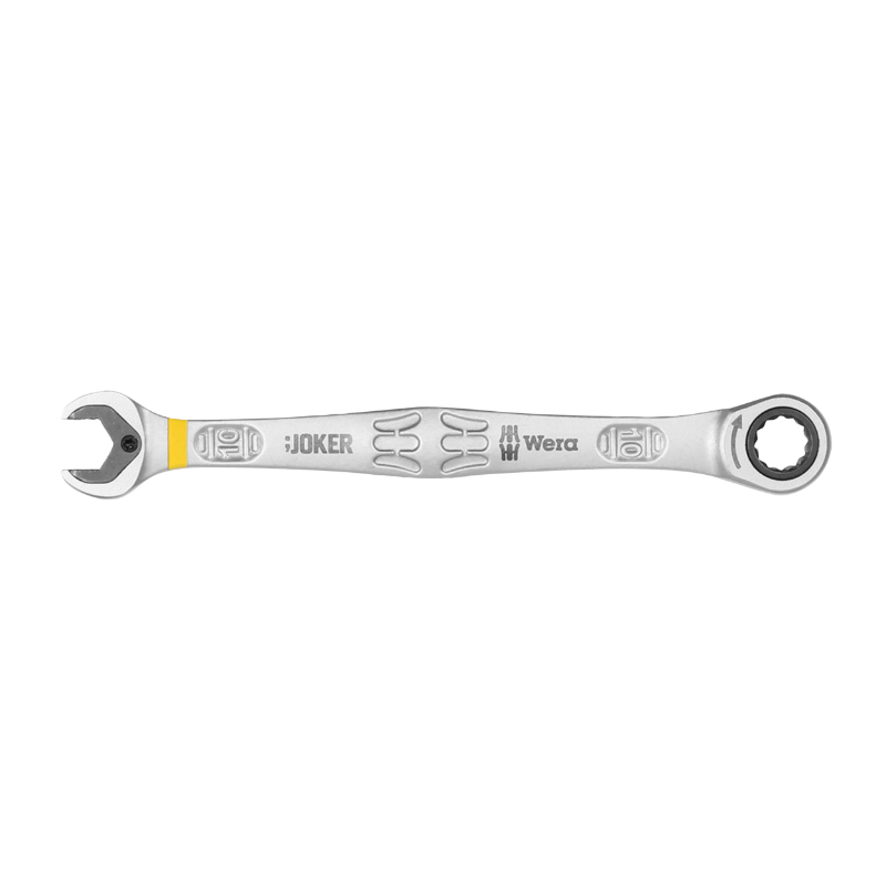 CLE MIXTE A CLIQUET WERA  6000 JOKER 10 MM (AVEC FONCTION RETENUE) CHROME MOLY (VENDU A L'UNITE)  -MARQUE ALLEMANDE POUR LES ATELIERS-