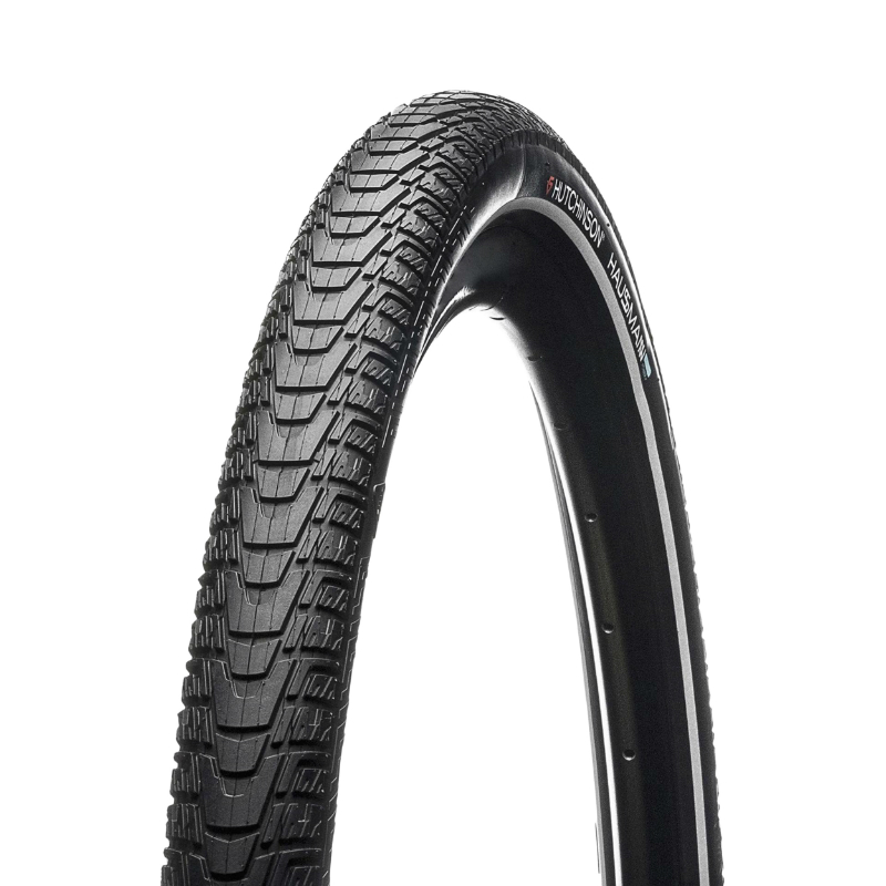 PNEU VTT URBAIN - VAE 27.5 X 2.40 HUTCHINSON HAUSSMANN INFINITY PROTECT NOIR TR RENFORCE 5MM FLANC REFLEX (57-584) HOMOLOGUE VAE E50