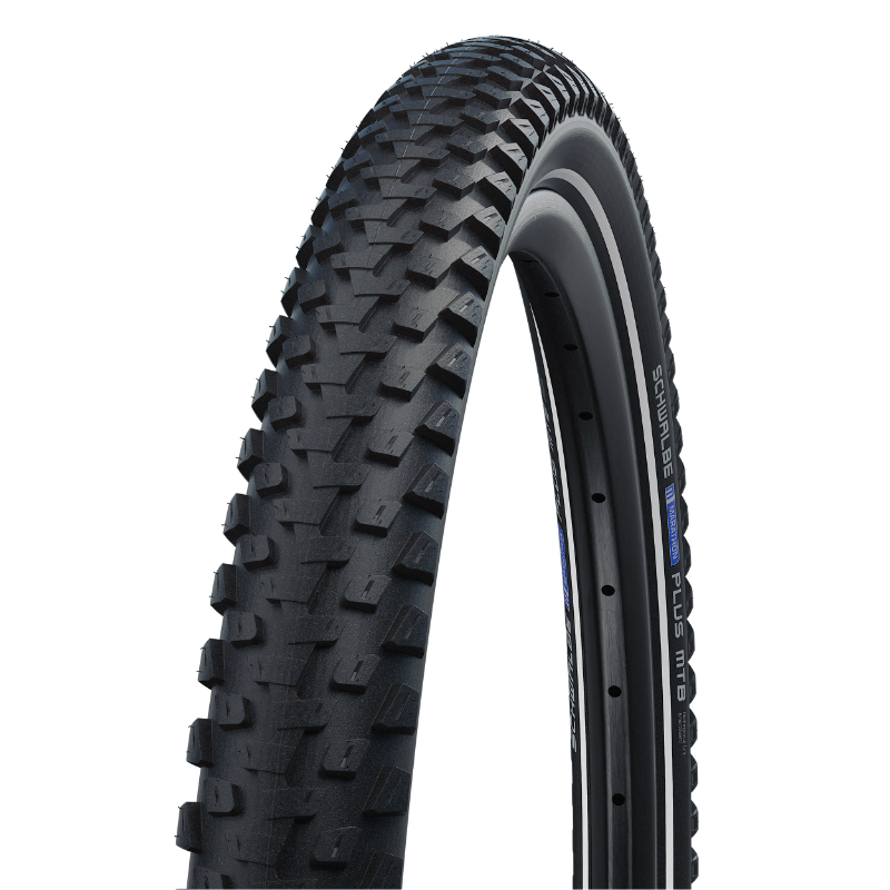 PNEU VTT SUV 29 X 2.25 SCHWALBE MARATHON PLUS MTB CRAMPONS NOIR TR (57-622) RENFORT FLANC REFLEX HOMOLOGUE VAE E50