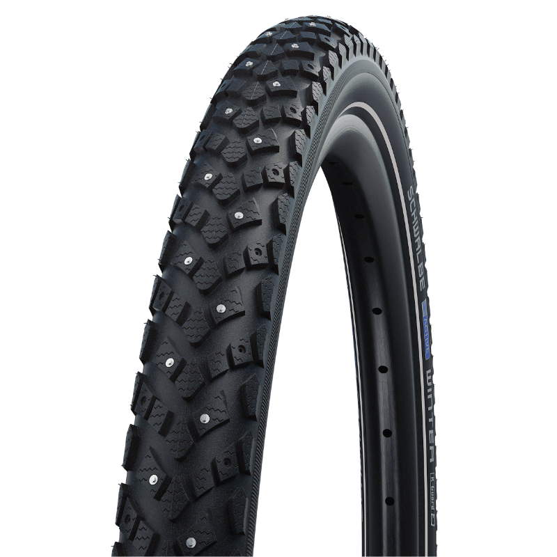 PNEU VTC NEIGE 700 X 40 (29X1.60) SCHWALBE WINTER TR (42-622) RENFORT FLANC REFLEX - PNEU NEIGE ET VERGLAS AVEC 120 CLOUS