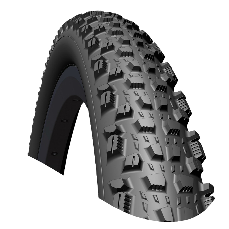 PNEU VTT 29 X 2.25 RUBENA KRATOS NOIR TUBELESS READY TS (57-622) - TERRAIN SEC ET ROCAILLEUX, TRACTION MAXIMALE