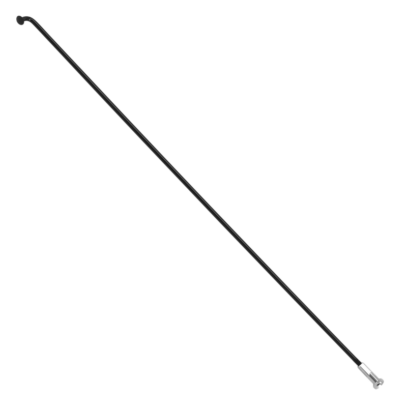 RAYON LEADER FOX NOIR TETE COUDEE LG 232 DIAM 2.3MM POUR LOTUS - HOLAND - ARIMO 26" (VENDU A L'UNITE SANS ECROU) - VOIR 185897 POUR ECROU