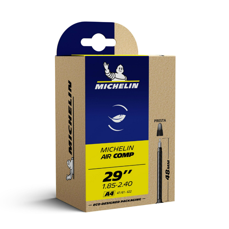 CHAMBRE A AIR VELO 700 X 47-61 - 29 X 1.85-2.40 MICHELIN AIRCOMP A4 VALVE PRESTA 48MM 125G