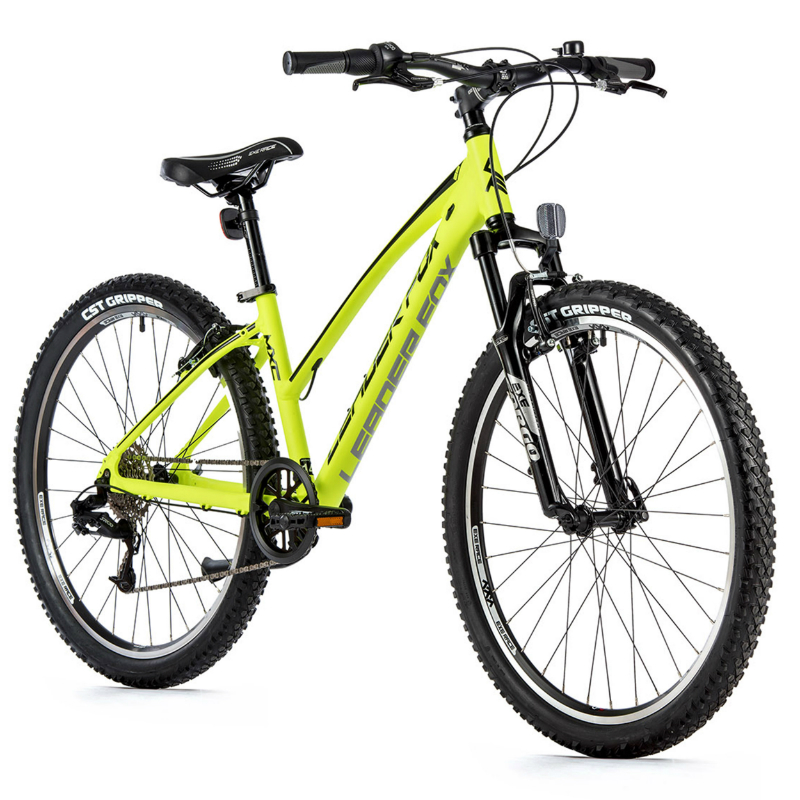 VELO MUSCULAIRE VTT 26 LEADER FOX MXC 2023 FEMME JAUNE FLUO 8V CADRE 14 POUCES (TAILLE ADULTE 150 à 158 CM) VELO MUSCULAIRE VTT 26 LEADER FOX MXC 2023 FEMME JAUNE FLUO 8V CADRE 14 POUCES (TAILLE ADULTE 150 à 158 CM)