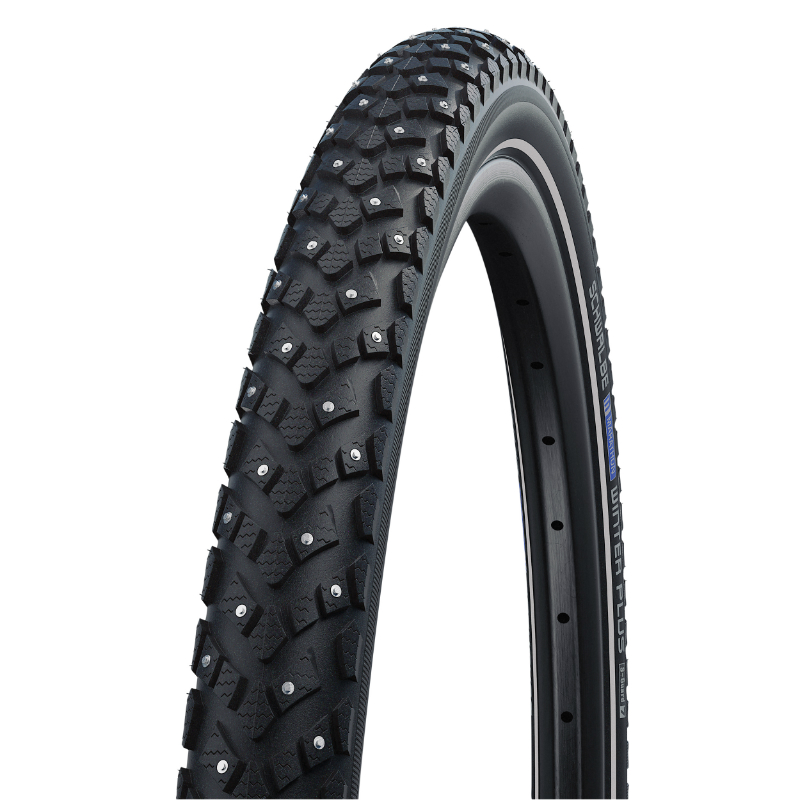 PNEU NEIGE 26 X 2.00 SCHWALBE WINTER PLUS TR (50-584) RENFORT 5MM FLANC REFLEX - PNEU NEIGE ET VERGLAS AVEC 200 CLOUS