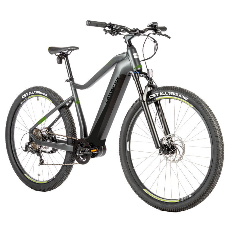 VELO ELECTRIQUE-VAE VTT 29 LEADER FOX SWAN HOMME GRIS 9V MOTEUR CENTRAL BAFANG M300 36V 80NM BATTERIE 15AH (TAILLE CADRE 19,5'' - H50CM - L - POUR ADULTE DE 178CM à 188CM)