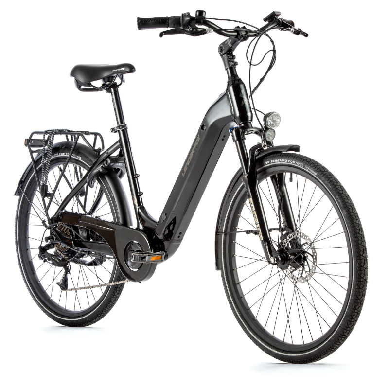 VELO ELECTRIQUE-VAE CITY 26 LEADER FOX LOTUS MIXTE NOIR 7V MOTEUR ROUE AR BAFANG 36V 45NM BATTERIE 15AH (20'' - H52CM - TAILLE L - POUR ADULTE DE 178CM à 185CM)