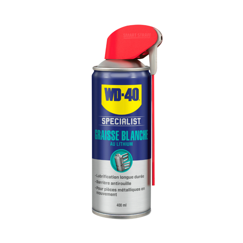 GRAISSE BLANCHE WD-40 SPECIALIST AU LITHIUM (AEROSOL 400 ML)