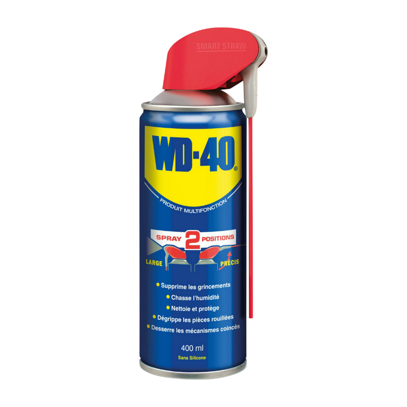 LUBRIFIANT WD-40 MULTIFONCTION DOUBLE POSITION (AEROSOL 400 ML)