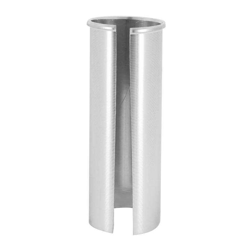 REDUCTEUR TIGE DE SELLE-CADRE 25,4 à 26,6 MM L 80 MM ALU ARGENT