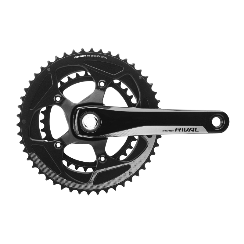 PEDALIER ROUTE SRAM 11V. RIVAL GXP NOIR BB AXE INTEGRE 172.5MM 36X52DTS (SANS CUVETTES)