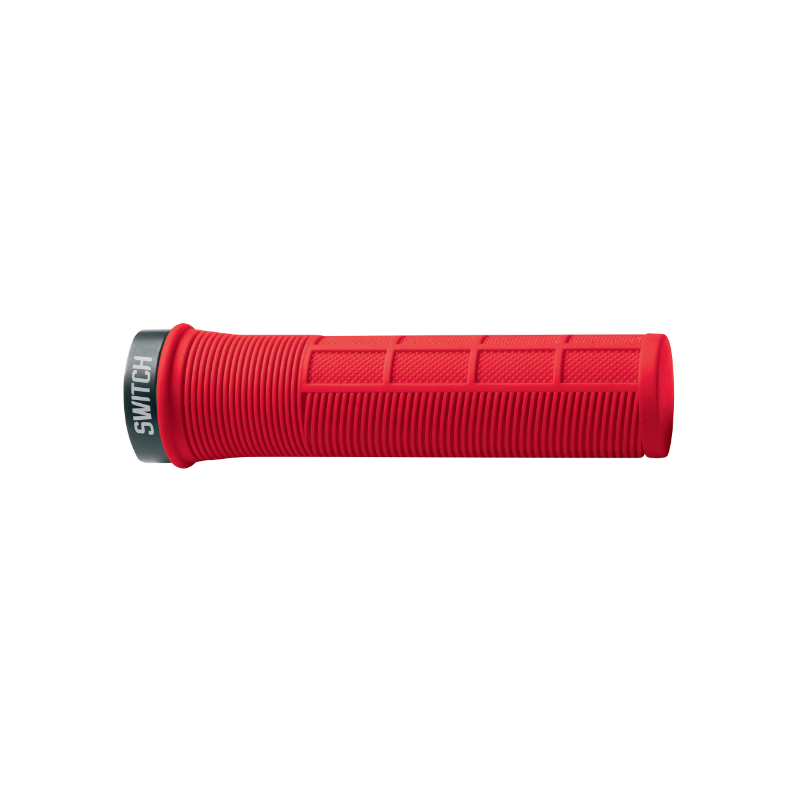 POIGNEE CITY-VTT SWITCH SUPERGRIP LOCK-ON ROUGE (PAIRE)