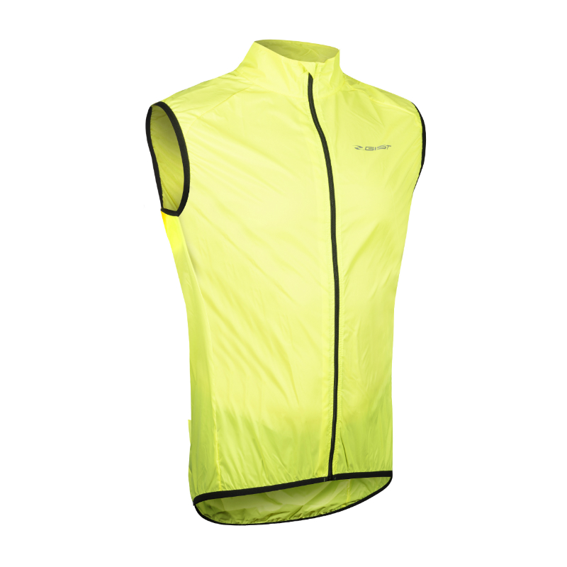 VESTE COUPE VENT GIST JAUNE FLUO SANS MANCHE XL -5258