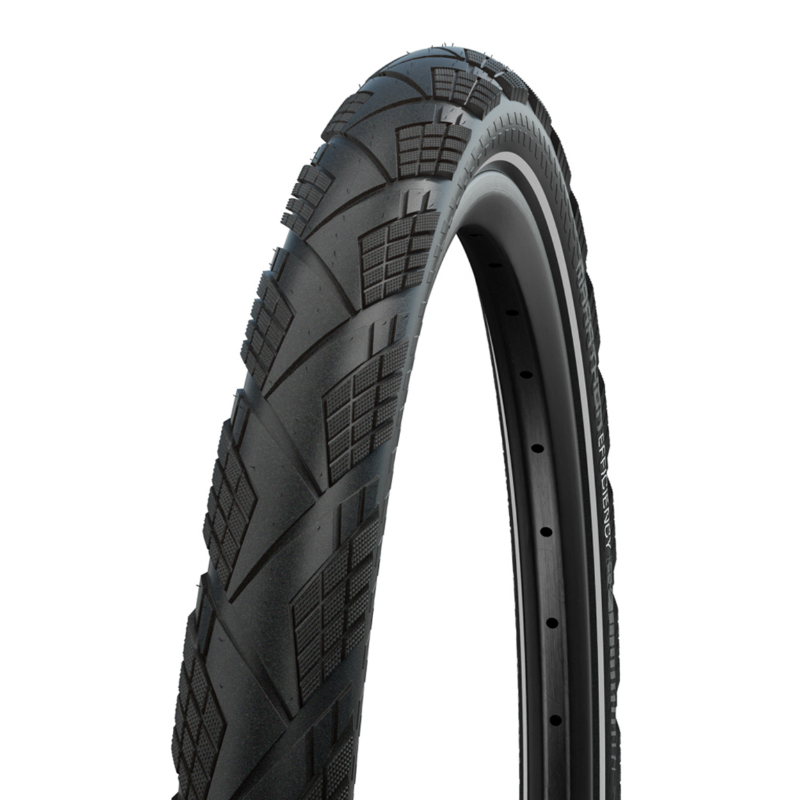 PNEU VTC - VAE URBAIN 29 X 2.00 SCHWALBE MARATHON EFFICIENCY ADDIX NOIR TS (50-622)  RENFORT V-GUARD FLANC REFLEX HOMOLOGUE VAE E50