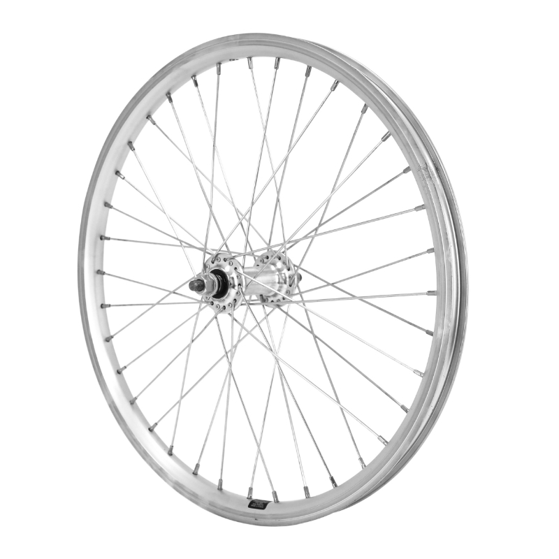 ROUE VTT PATIN 20" ER10 AVANT MOYEU ALU AXE PLEIN (VENDU AVEC ECROU 9X100) JANTE 19C