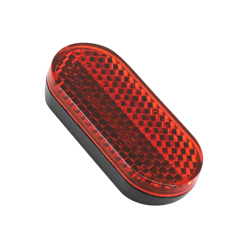 REFLECTEUR - CATADIOPTRE TIGE DE SELLE ROUGE ADHESIF - 50X22 (VENDU A L'UNITE)