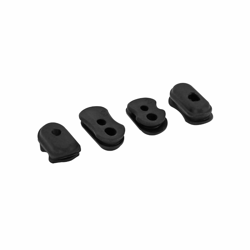 SUPPORT-PASSE CABLE TROTTINETTE POUR XIAOMI M365, ESSENTIAL, 1S, PRO, PRO 2, MI 3 SILICONE NOIR (VENDU PAR 4)  -SELECTION P2R-