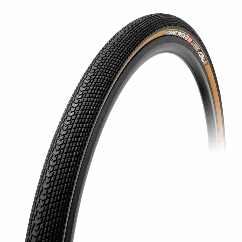 PNEU GRAVEL 700 X 44 TUFO SPEEDERO NOIR-BEIGE TUBELESS READY  TS (44-622)