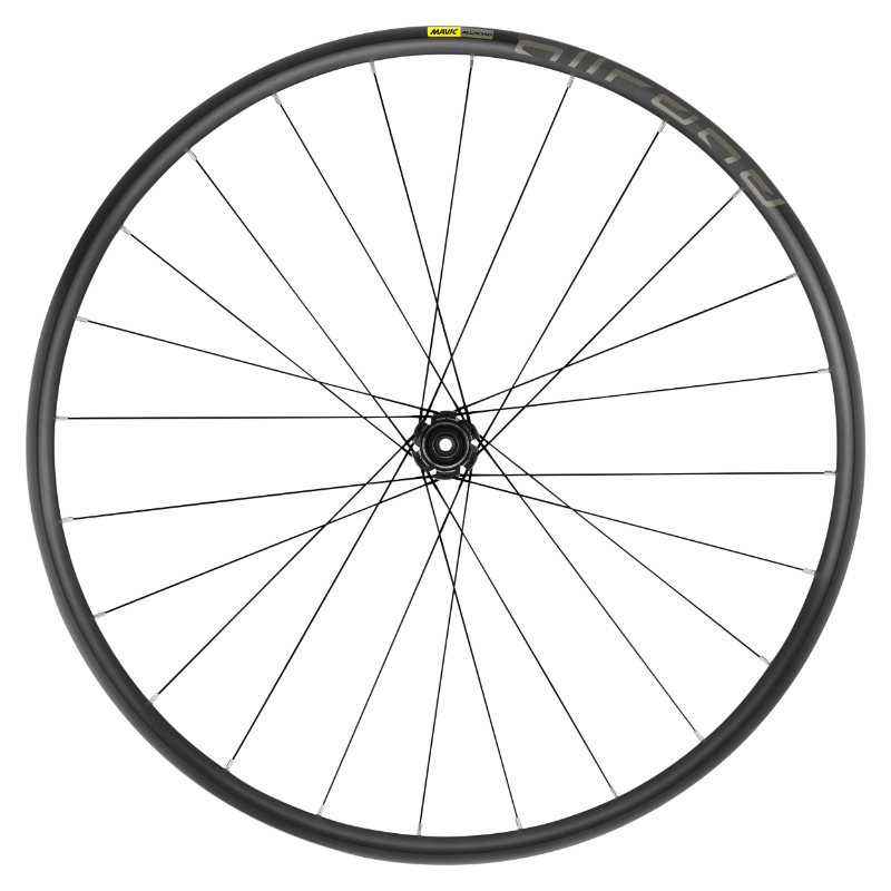 ROUE GRAVEL DISQUE 700 MAVIC ALLROAD AVANT DISQUE 6 TROUS TUBELESS READY AXE TRAVERSANT 12-100 NOIR JANTE 622-22