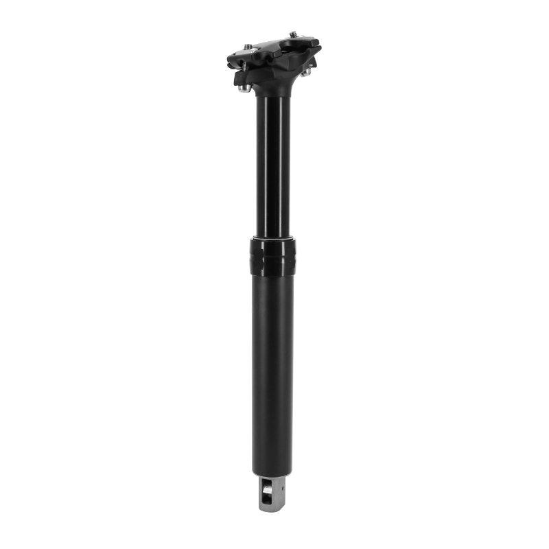 TIGE DE SELLE VTT TELESCOPIQUE DROPPER AIR - HUILE ALU NOIR DIAM. 30.9  L346MM (REGLAGE PAR CABLE INTERNE DEBATTEMENT 100MM) MANETTE COMMANDE AU CINTRE