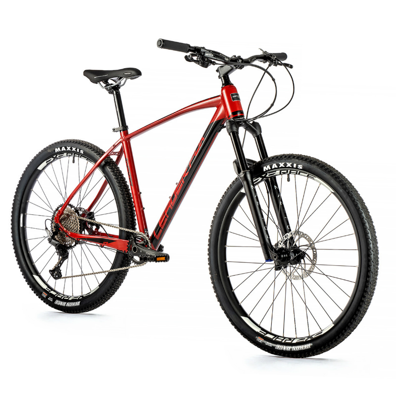 VELO MUSCULAIRE VTT 29 LEADER FOX EMPORIA ROUGE TIGRE 11V CADRE 18 POUCES (TAILLE ADULTE 170 à 178 CM)