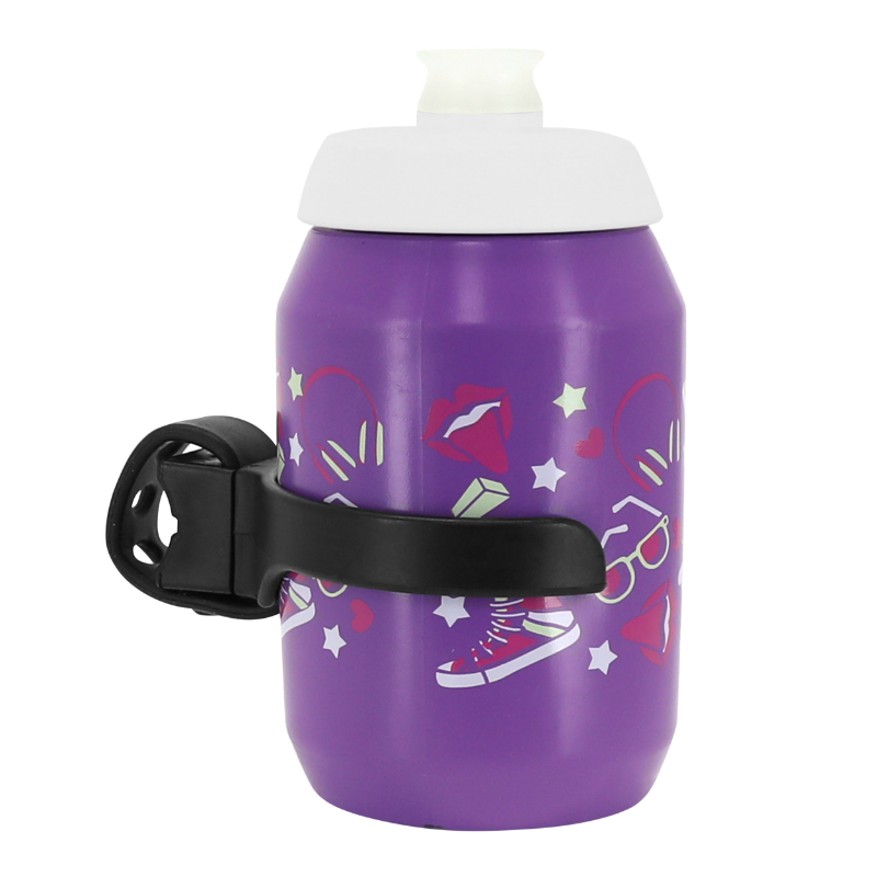 BIDON POLISPORT ENFANT SPEEDY MOVE KIDS VIOLET 450ML AVEC PORTE BIDON