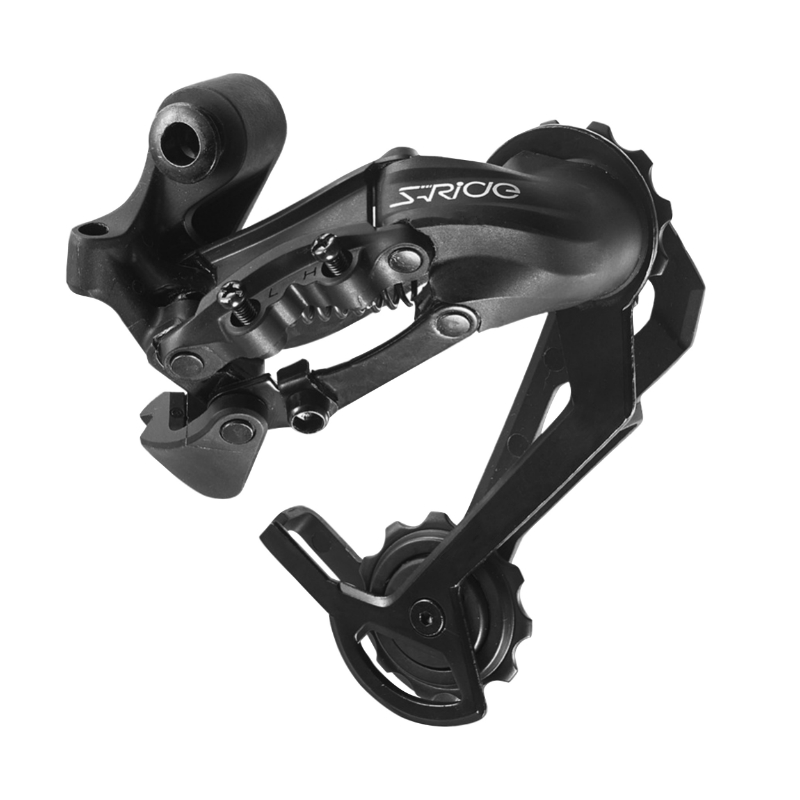 DERAILLEUR VTT ARRIERE SRIDE M320 12V CHAPE LONGUE NOIR (POUR CASSETTE 46 ET 50DTS)