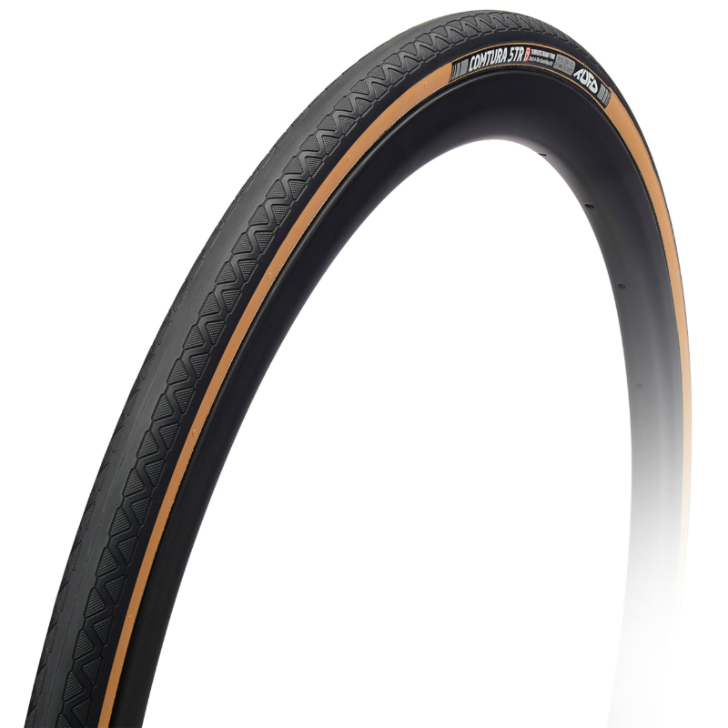 PNEU ROUTE 700 X 25 TUFO COMTURA 5TR TUBELESS READY NOIR-BEIGE TS (25-622)