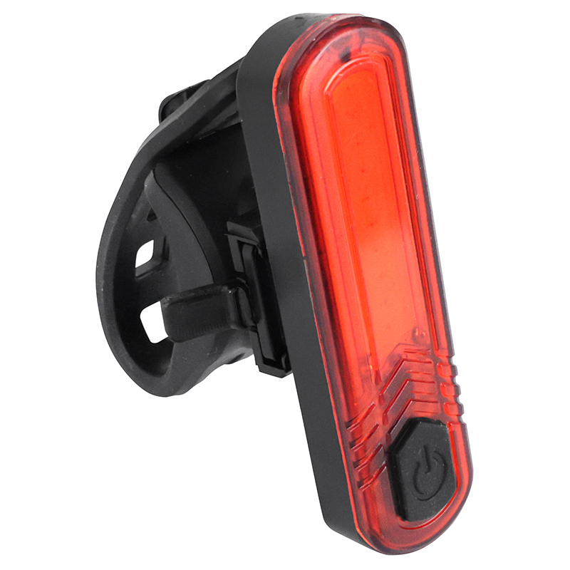 ECLAIRAGE VELO USB ARRIERE SUR TIGE DE SELLE P2R BAR NOIR 30 LUMENS (FONCTIONS FIXE, SOS ET CLIGNOTANT)  - NON HOMOLOGUE -