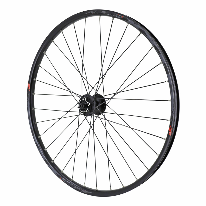 ROUE VTT DISQUE BLOCAGE 29" KLIXX TUBELESS READY AVANT NOIR MOYEU SHIMANO M475  DISQUE 6 TROUS RAYONS RENFORCES EN 2.2MM POUR VAE - JANTE 23C 32 RAYONS  ALL MOUNTAIN