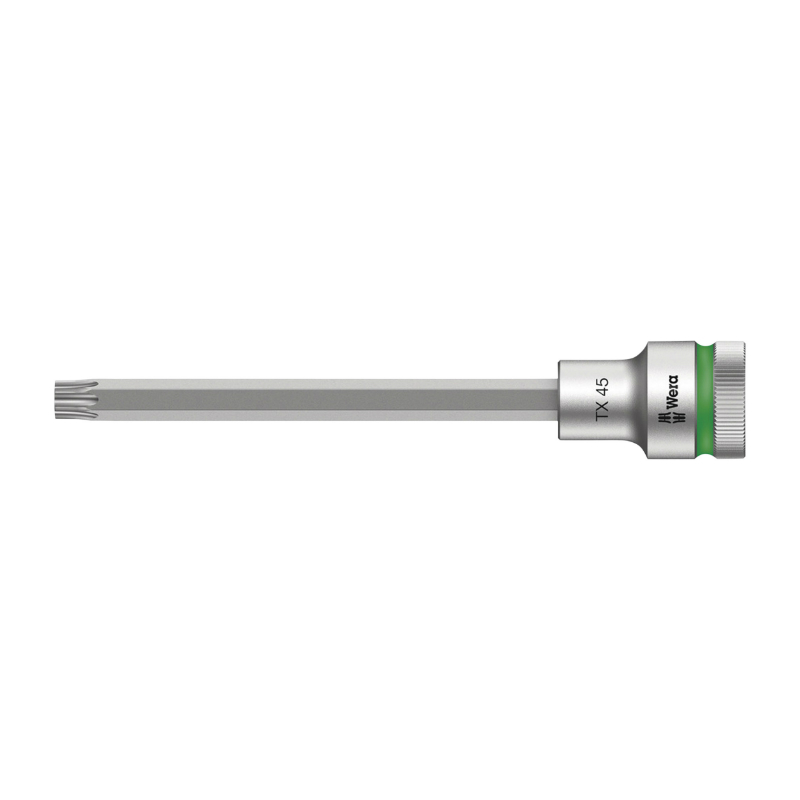 DOUILLE TORX WERA 8767 HF ZYKLOP 1-2 DIAM 45 MM LONGUEUR 140 MM (VENDU A L'UNITE)  -MARQUE ALLEMANDE POUR LES ATELIERS-