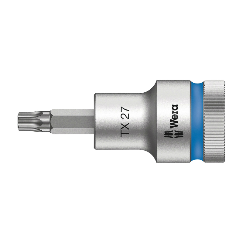 DOUILLE TORX WERA 8767 HF ZYKLOP 1-2 DIAM 27 MM LONGUEUR 60 MM (VENDU A L'UNITE)  -MARQUE ALLEMANDE POUR LES ATELIERS-