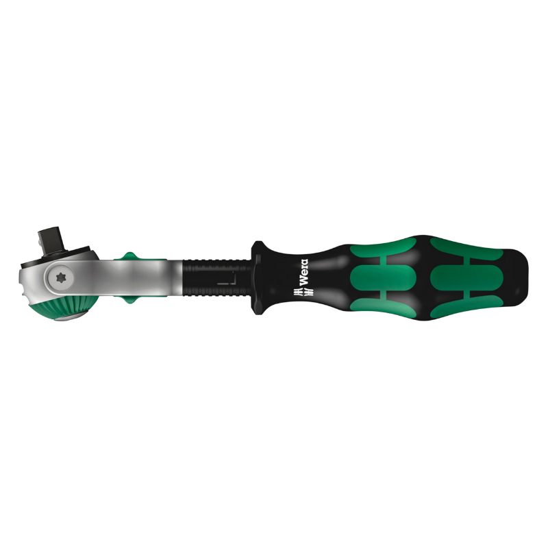 CLIQUET WERA  8000 ZYKLOP SPEED TETE ORIENTABLE 1-4 NOIR-VERT (VENDU A L'UNITE)  -MARQUE ALLEMANDE POUR LES ATELIERS-