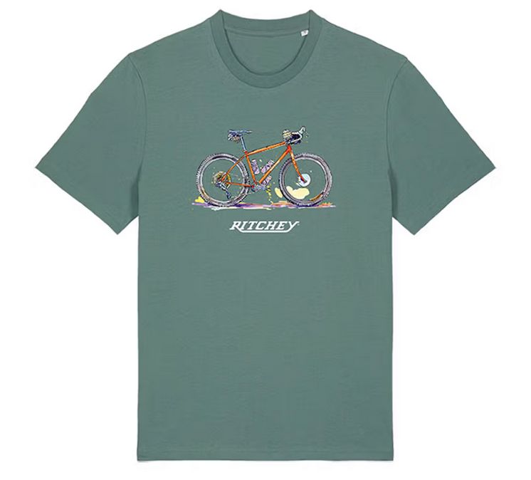 RITCHEY ASCENT EDITION T-SHIRT UNISEX, GREEN BAY, M, M RITCHEY ASCENT EDITION T-SHIRT UNISEX, GREEN BAY, M, M