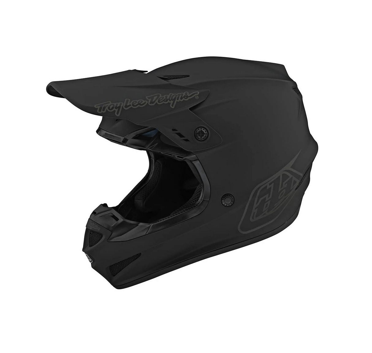 TROY LEE DESIGNS GP HELMET, MONO, BLACK, XL TROY LEE DESIGNS GP HELMET, MONO, BLACK, XL