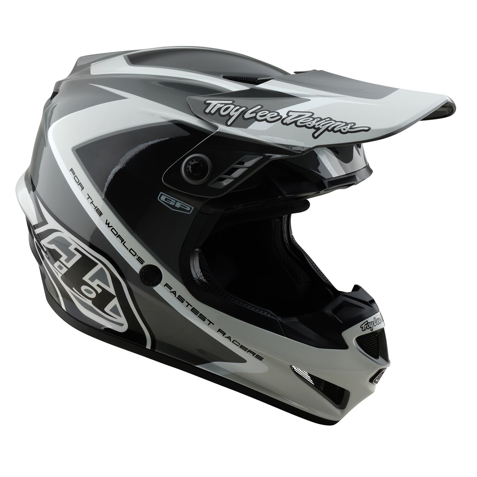 TROY LEE DESIGNS GP HELMET, SHUTTER, GRAY, S | 55-56CM, 55CM, 56CM, S TROY LEE DESIGNS GP HELMET, SHUTTER, GRAY, S | 55-56CM, 55CM, 56CM, S