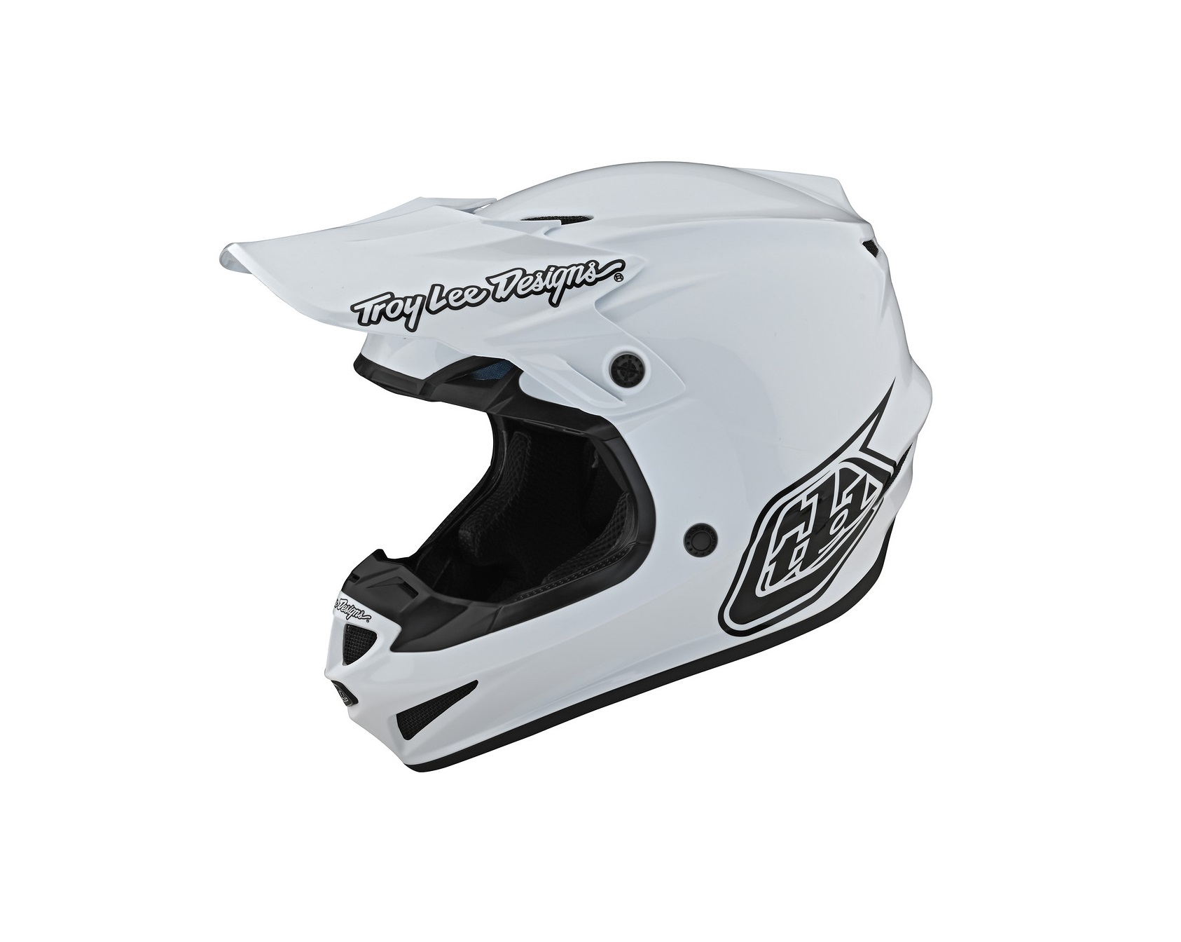TROY LEE DESIGNS SE4 POLYACRYLITE MIPS HELMET, MONO, WHITE, XXL TROY LEE DESIGNS SE4 POLYACRYLITE MIPS HELMET, MONO, WHITE, XXL