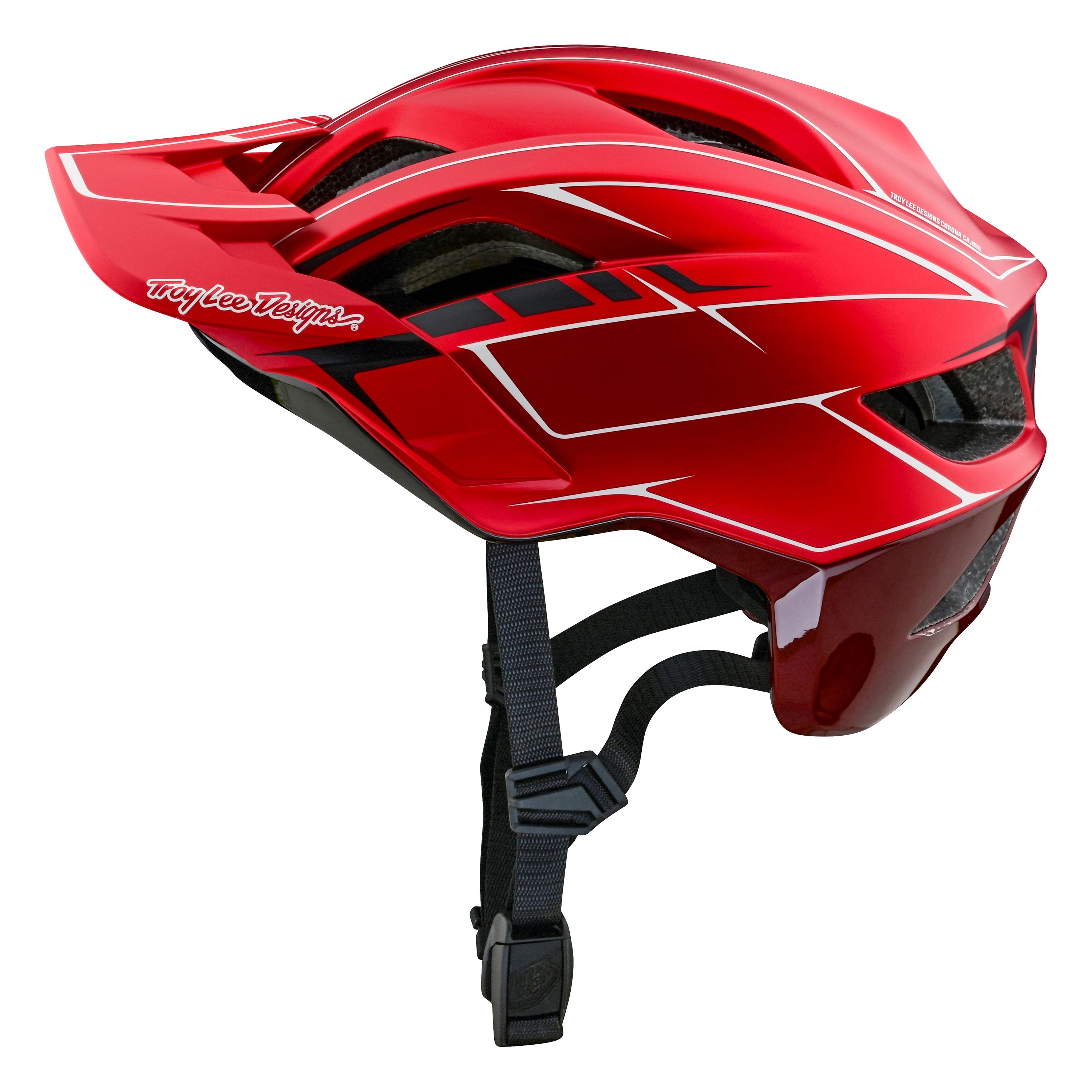 TROY LEE DESIGNS FLOWLINE SE MIPS HELMET, PINSTRIPE, RED, M/L | 57-59CM, 57CM, 58CM, 59CM, L, M TROY LEE DESIGNS FLOWLINE SE MIPS HELMET, PINSTRIPE, RED, M/L | 57-59CM, 57CM, 58CM, 59CM, L, M