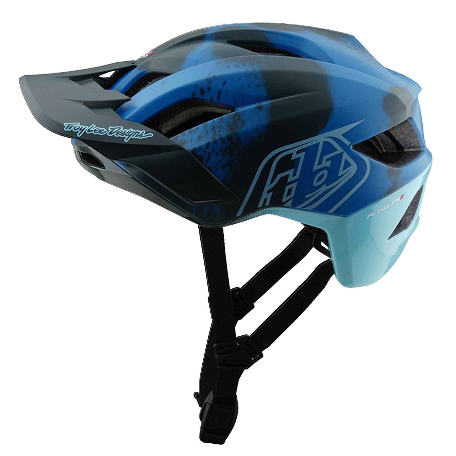 TROY LEE DESIGNS FLOWLINE SE MIPS HELMET, BADGE, CAMO BLUE, M/L | 57-59CM, 57CM, 58CM, 59CM, L, M TROY LEE DESIGNS FLOWLINE SE MIPS HELMET, BADGE, CAMO BLUE, M/L | 57-59CM, 57CM, 58CM, 59CM, L, M