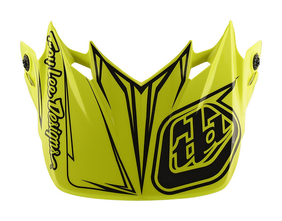 TROY LEE DESIGNS SE4 VISOR (PA), PINSTRIPE, YELLOW, ONE SIZE TROY LEE DESIGNS SE4 VISOR (PA), PINSTRIPE, YELLOW, ONE SIZE