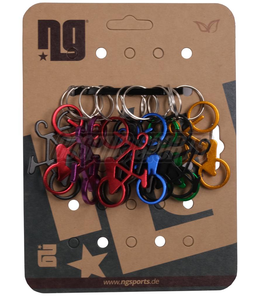 NG SPORTS BIKE KEYCHAIN SET, PU/10, BLACK/PURPLE/BLUE/RED/ORANGE/GREEN NG SPORTS BIKE KEYCHAIN SET, PU/10, BLACK/PURPLE/BLUE/RED/ORANGE/GREEN