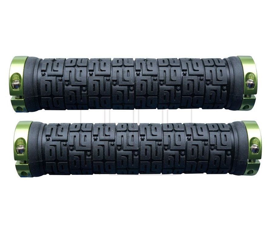 NG SPORTS TULSEE LOCK-ON GRIP, 140/31.5MM, BLACK/GREEN NG SPORTS TULSEE LOCK-ON GRIP, 140/31.5MM, BLACK/GREEN