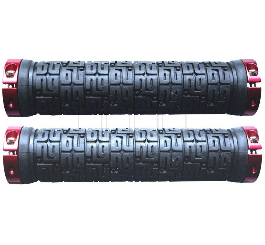 NG SPORTS TULSEE LOCK-ON GRIP, 140/31.5MM, BLACK/RED NG SPORTS TULSEE LOCK-ON GRIP, 140/31.5MM, BLACK/RED