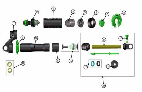 DVO SEAL/REPAIR KIT, JADE DVO SEAL/REPAIR KIT, JADE