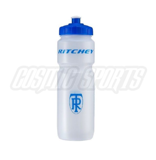 RITCHEY WATER BOTTLE TRANSPARENT/BLUE, 0,5L RITCHEY WATER BOTTLE TRANSPARENT/BLUE, 0,5L