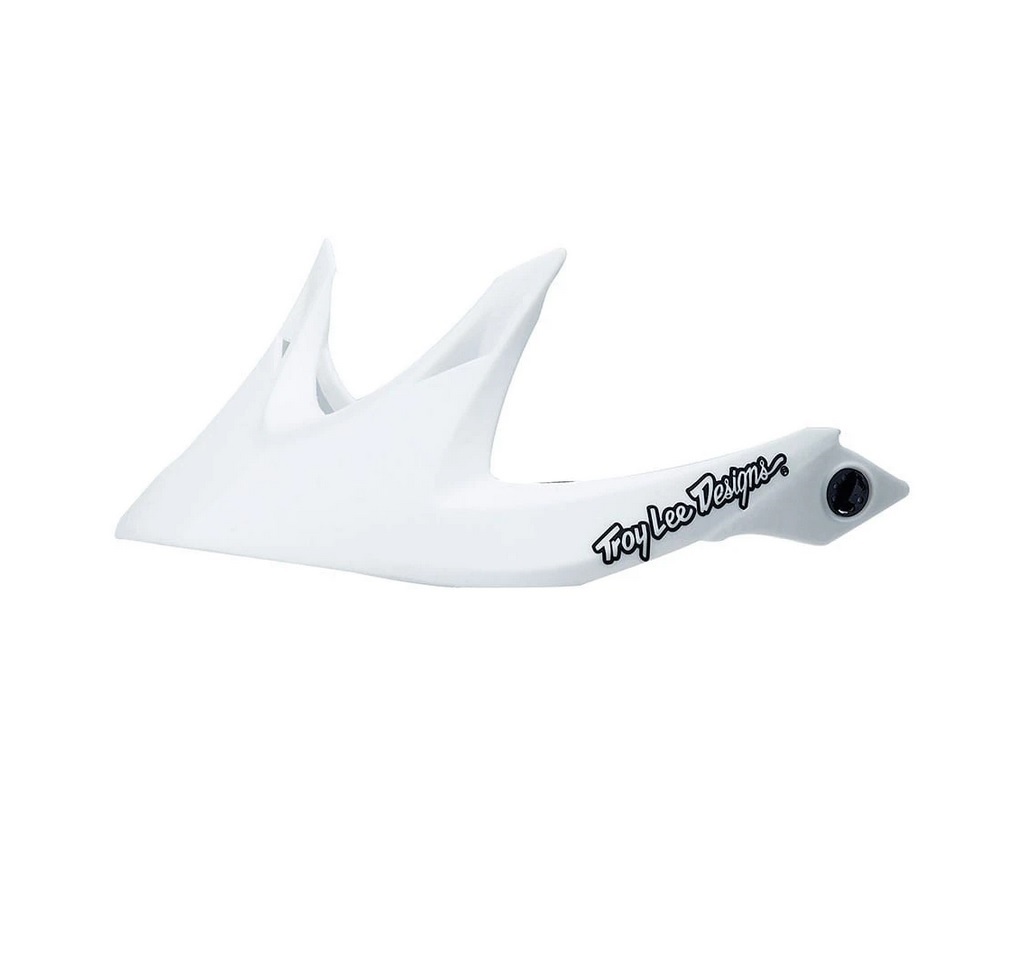 TROY LEE DESIGNS A1 VISOR, CLASSIC, WHITE, ONE SIZE TROY LEE DESIGNS A1 VISOR, CLASSIC, WHITE, ONE SIZE