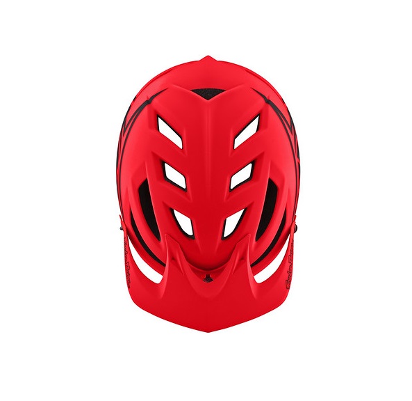 TROY LEE DESIGNS A1 VISOR, CLASSIC, RED, ONE SIZE TROY LEE DESIGNS A1 VISOR, CLASSIC, RED, ONE SIZE