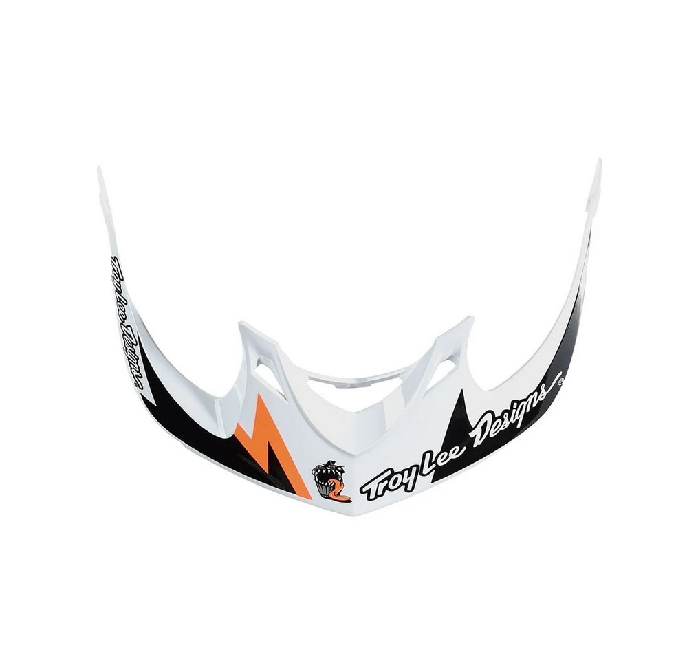 TROY LEE DESIGNS A1 VISOR, VERTIGO, WHITE, ONE SIZE TROY LEE DESIGNS A1 VISOR, VERTIGO, WHITE, ONE SIZE