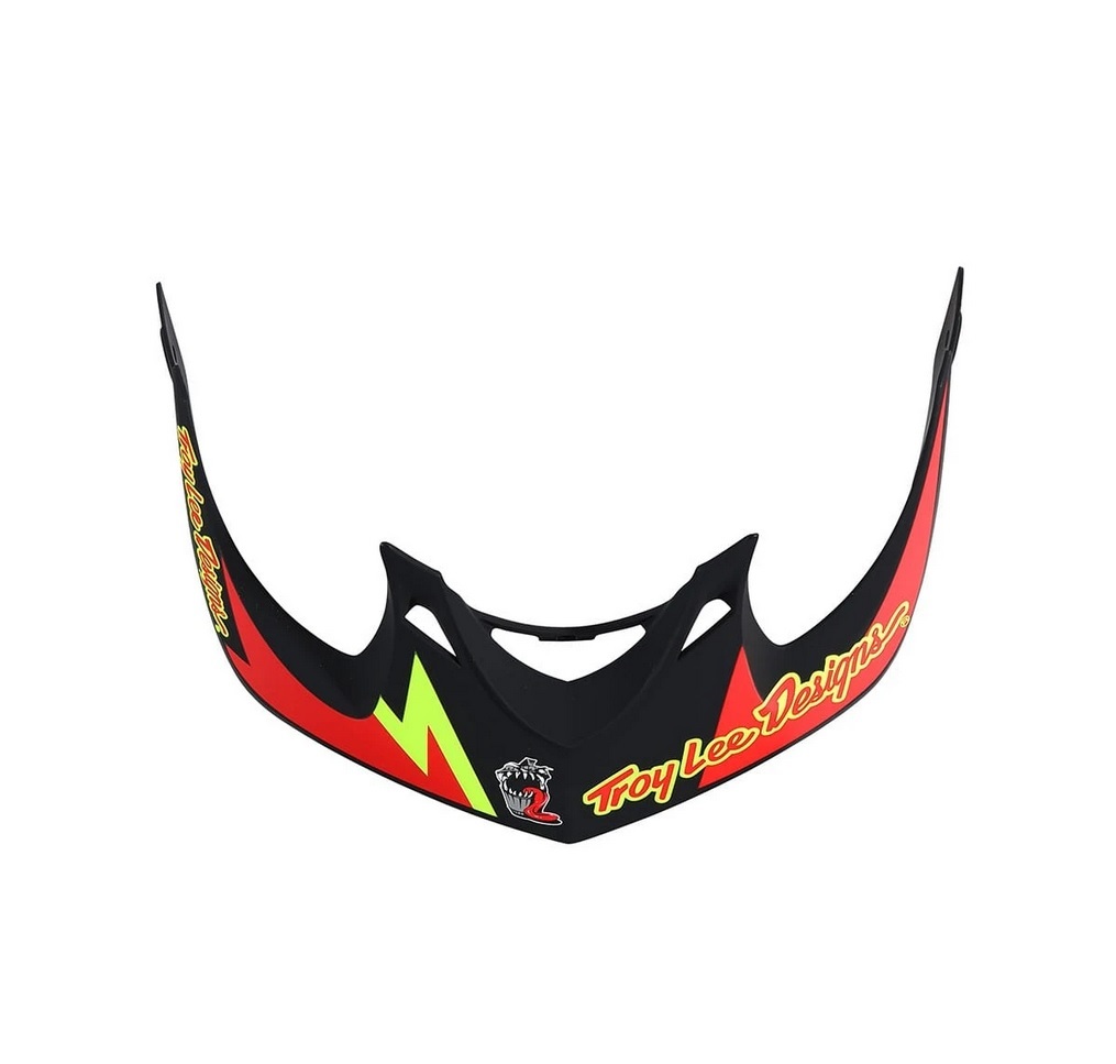 TROY LEE DESIGNS A1 VISOR, VERTIGO, RED, ONE SIZE TROY LEE DESIGNS A1 VISOR, VERTIGO, RED, ONE SIZE